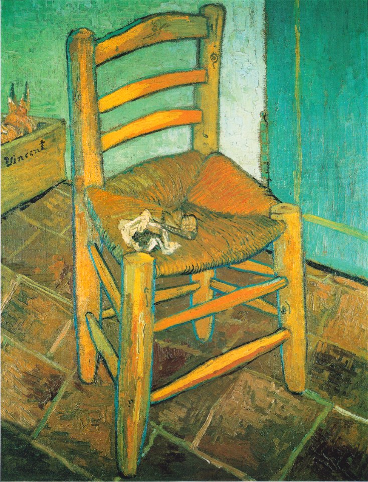 Van Gogh - Vicents Stuhl mit Pfeife