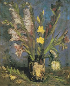 Van Gogh - Vase mit Gladiolen