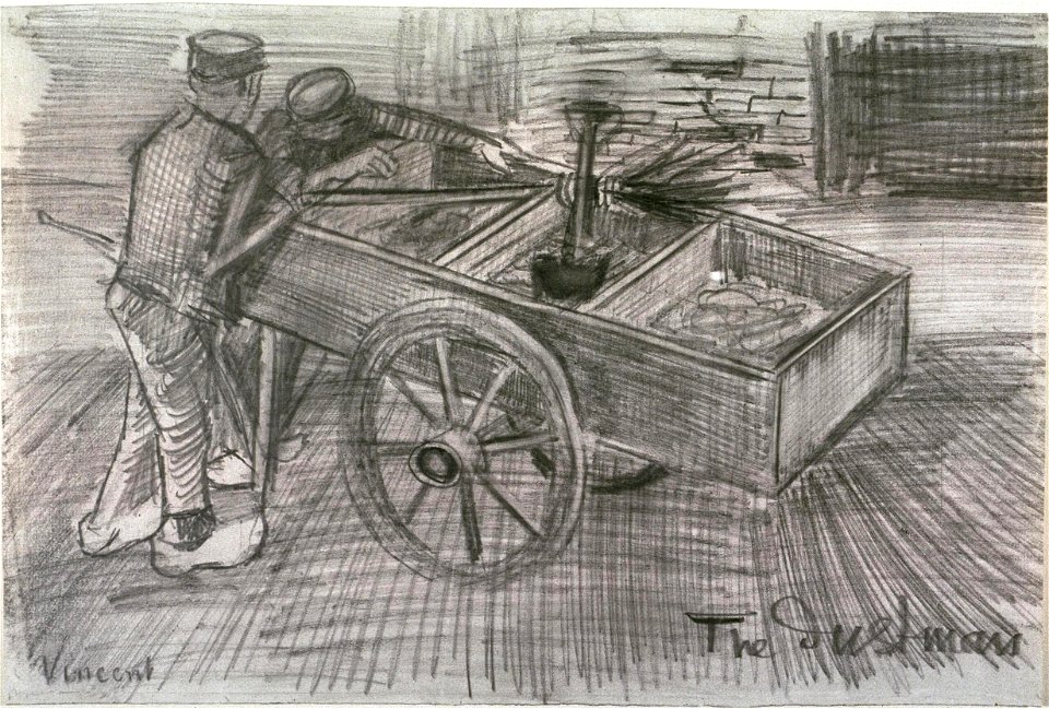 Vincent van Gogh - The Dustman (1883)