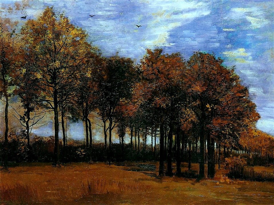 Vincent van Gogh - L'Allée en Automne (1885)