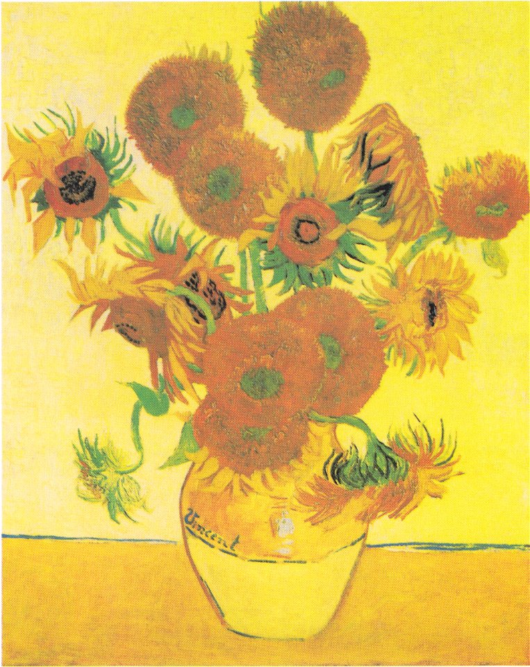 Van Gogh - Vierzehn Sonnenblumen in einer Vase