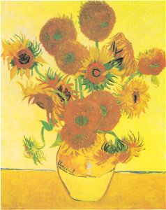Van Gogh - Vierzehn Sonnenblumen in einer Vase