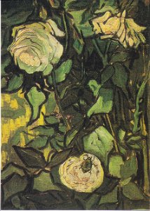 Van Gogh - Wilde Rosen und Käfer