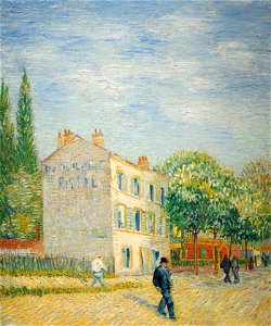 Vincent van Gogh, Restaurant Rispal at Asnières, 1887 7 9 17 -nelsonatkins -kansascity (39874091514)