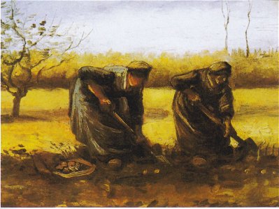 Van Gogh - Zwei Bäuerinnen beim Kartoffelgraben