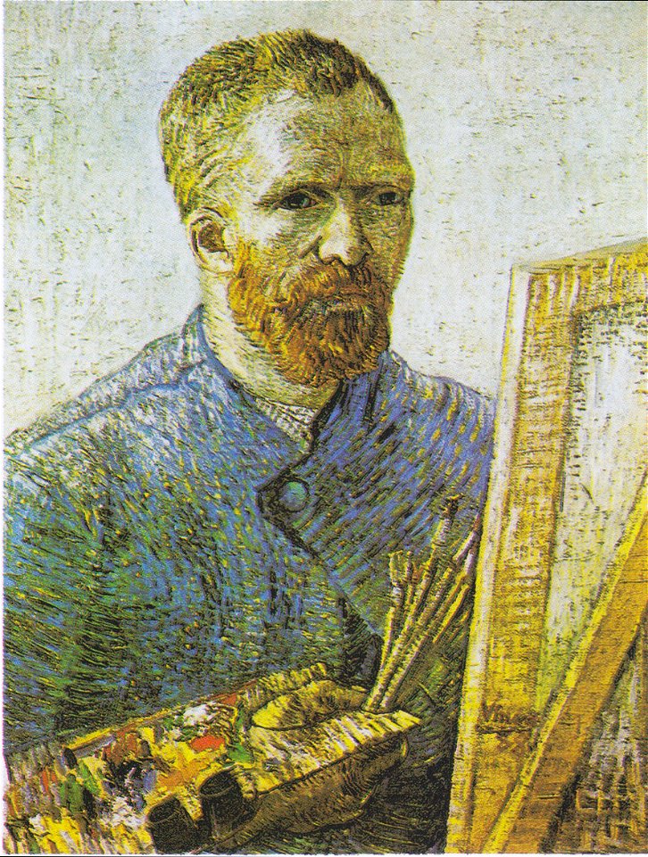 Van Gogh - Selbstbildnis vor der Staffelei