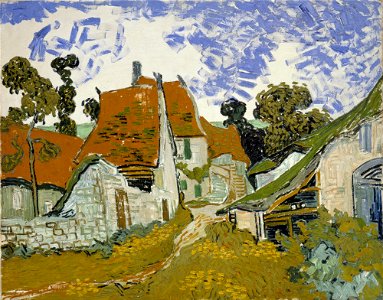 Vincent van Gogh - Street in Auvers-sur-Oise - Google Art Project