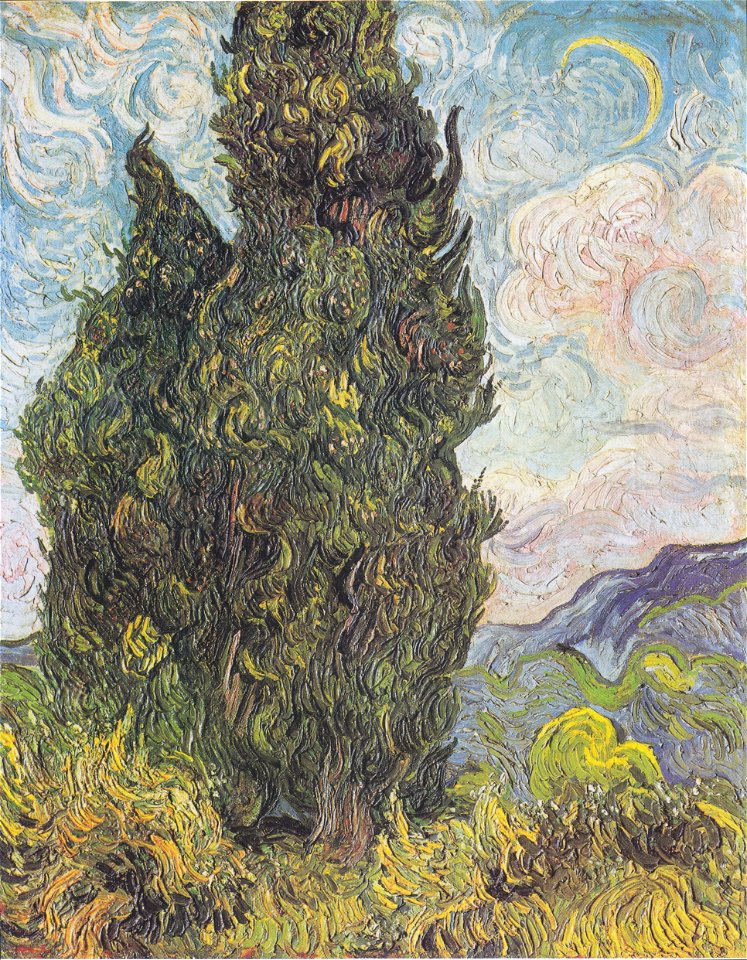 Van Gogh - Zypressen