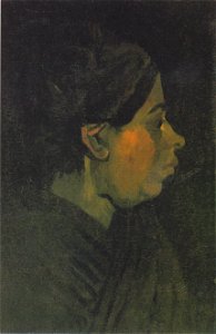 Van Gogh - Kopf einer Barbanter Bäuerin mit dunkler Haube2