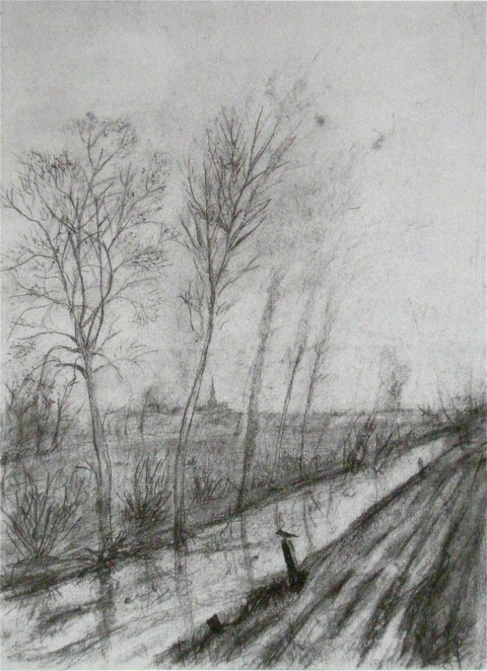 Van Gogh 1872--1873 (autumn-spring), The Hague - Ditch F juv. XV
