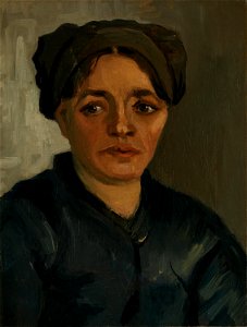Van Gogh - Kopf einer Bäuerin mit dunkler Haube5