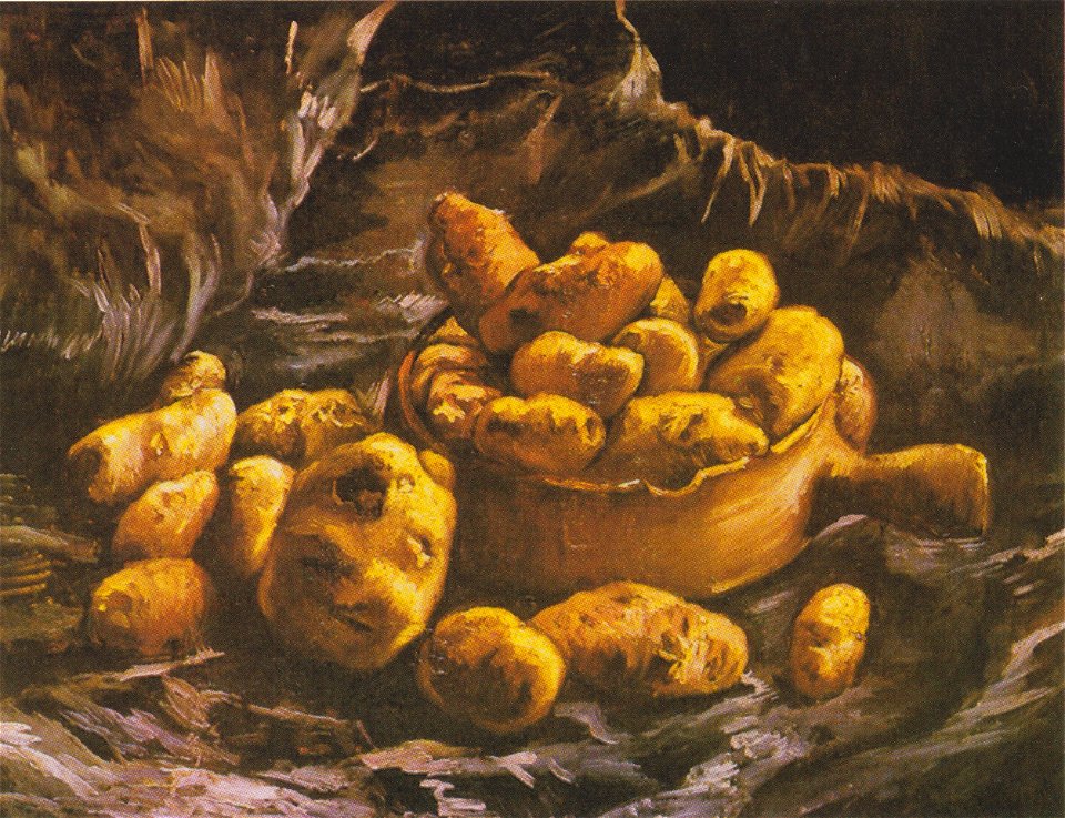 Van Gogh - Stillleben mit Kartoffeln in einer Schüssel