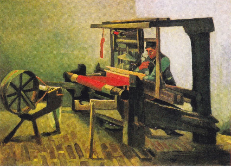 Van Gogh - Weber am Webstuhl mit Haspel