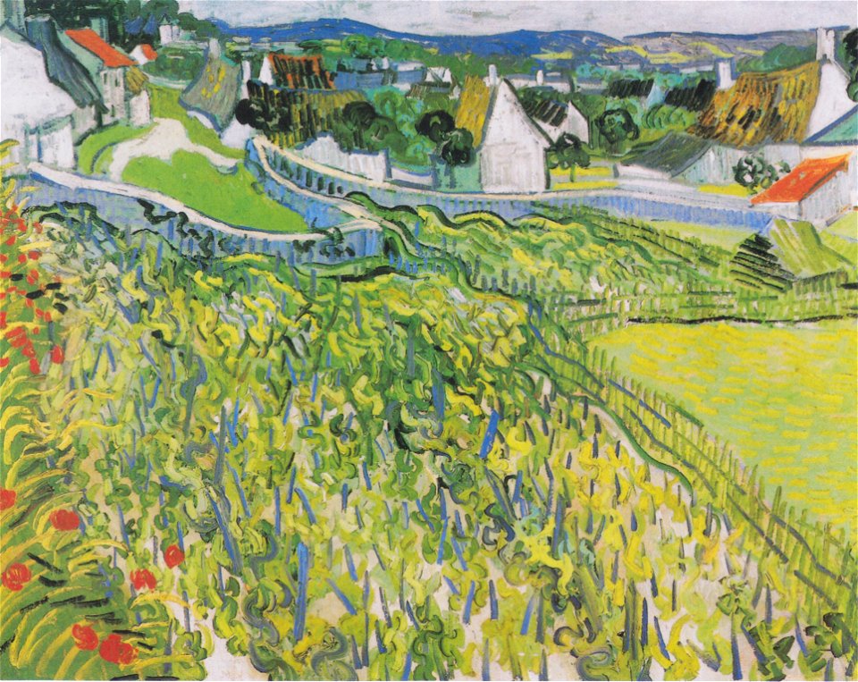 Van Gogh - Weinberge mit Blick auf Auvers