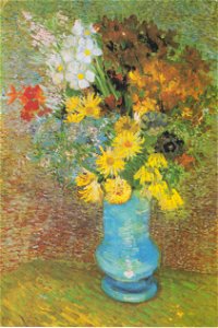Van Gogh - Vase mit Margeriten und Anemonen
