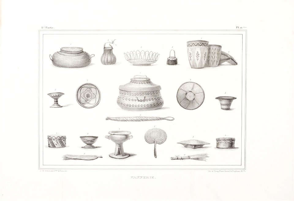 Vannerie (5), da Coleção Brasiliana Iconográfica
