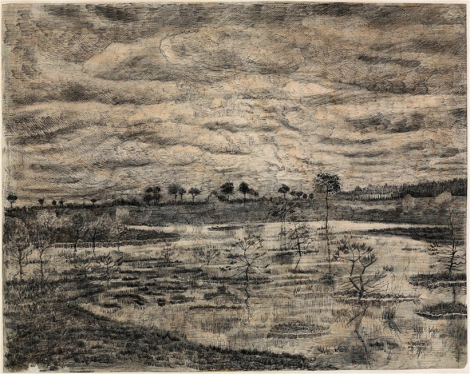 Vincent van Gogh - La mare, 1881 (Musée des beaux-arts du Canada)