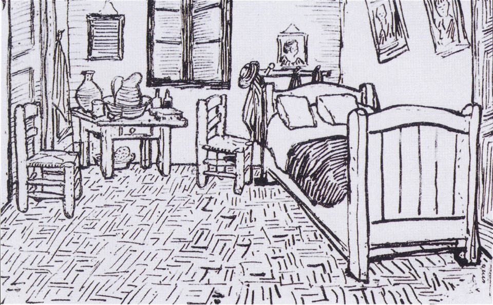 Van Gogh - Vincents Schlafzimmer in Arles