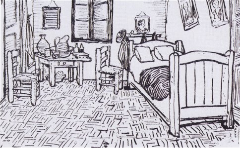 Van Gogh - Vincents Schlafzimmer in Arles