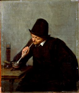 Van Ostade, Adriaen - A Man Smoking - Google Art Project. Free illustration for personal and commercial use.