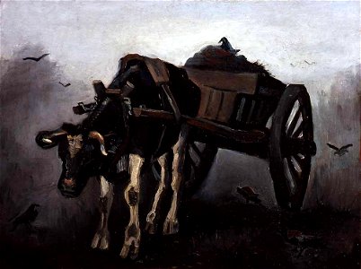 Vincent van Gogh - Charrette de boeuf