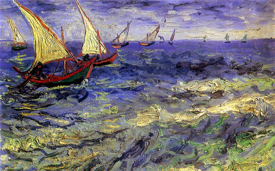 Van Gogh boats