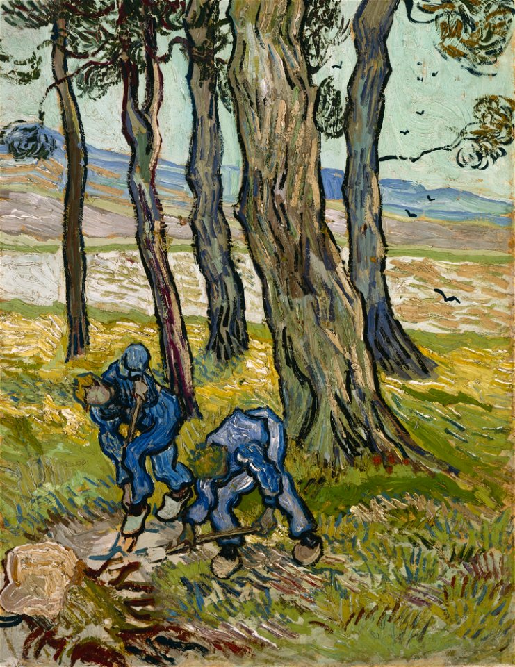 Vincent van Gogh - De Gravers (1889)