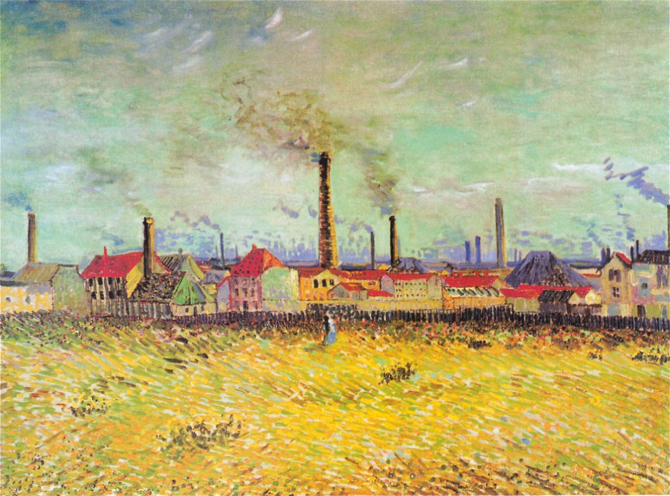 Van Gogh - Fabriken in Asnières, vom Quai de Clichy aus gesehen