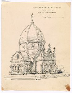 Vanderbilt mausoleum, Moravian Cemetery, New Dorp, Staten Island, New York LOC ds.10691