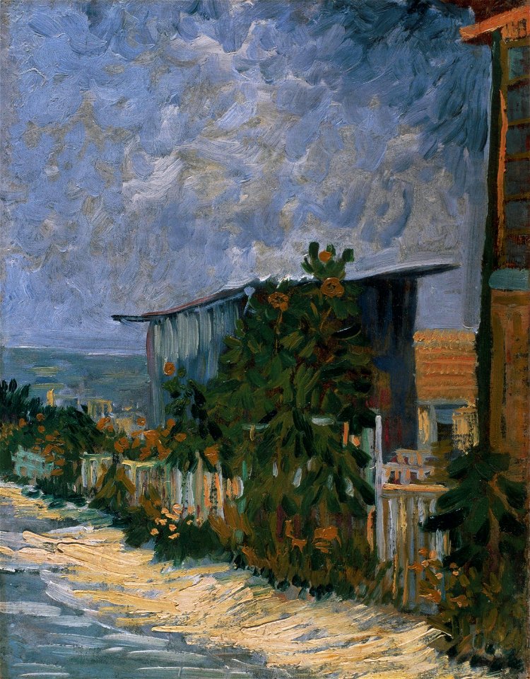Vincent van Gogh - Shelter on Montmartre (1887-06)