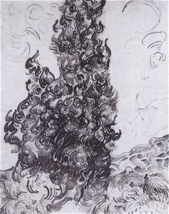 Van Gogh - Zypressen1