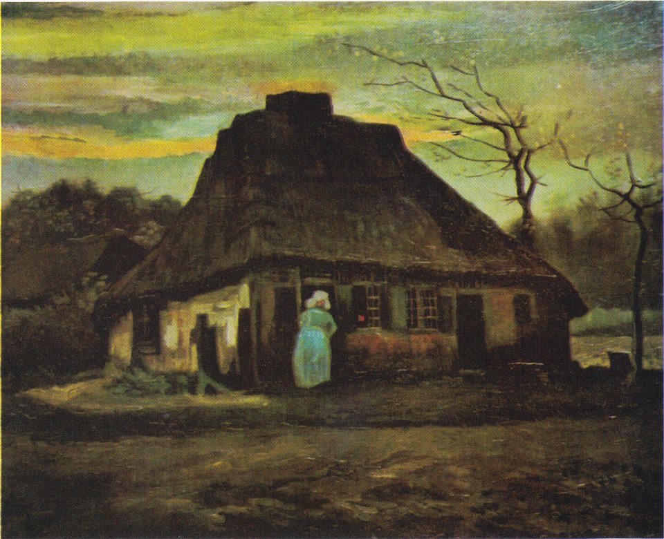 Van Gogh - Strohhütte bei Einbruch der Dämmerung