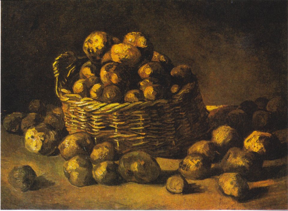 Van Gogh - Stillleben mit Karoffelkorb