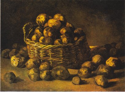 Van Gogh - Stillleben mit Karoffelkorb