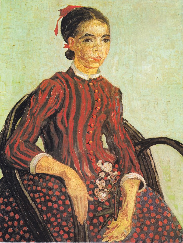 Van Gogh - La Mousmé im Lehnstuhl