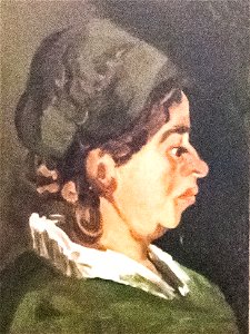 Head of a Peasant Woman with Dark Cap - My Dream. Free illustration for personal and commercial use.