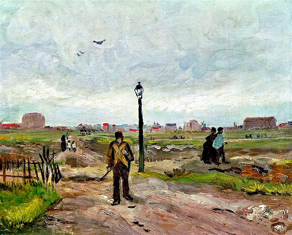 Vincent van Gogh - Outskirts of Paris (1886)