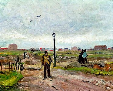 Vincent van Gogh - Outskirts of Paris (1886)