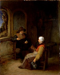 Van Ostade, Adriaen - Interior of a Cottage - Google Art Project