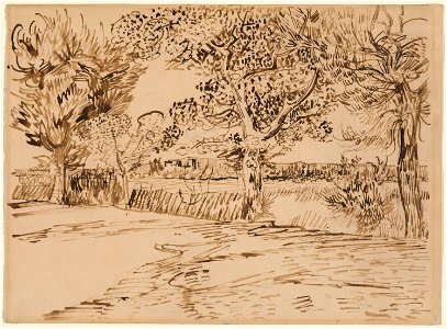 Vincent van Gogh - Landscape at Arles (1888)