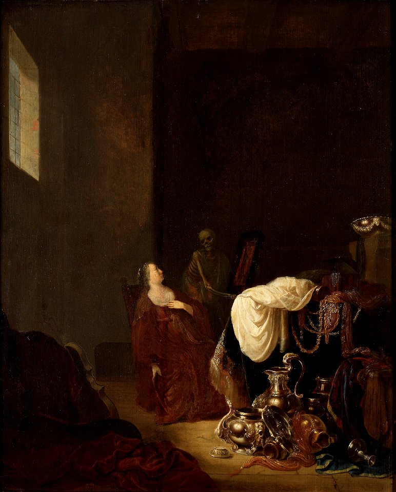 Vanitas Allegory (Willem de Poorter) - Nationalmuseum - 32499