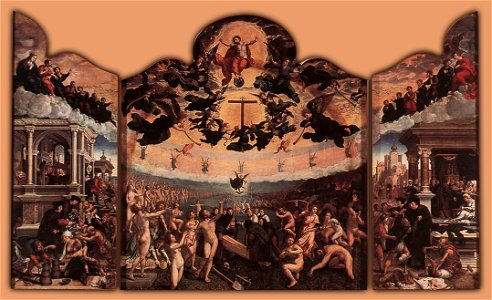 Bernard van Orley - The Last Judgment - WGA16688. Free illustration for personal and commercial use.