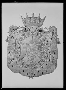 Vapensköld, hertig av Östergötland, Fredrik Adolf - Livrustkammaren - 27564