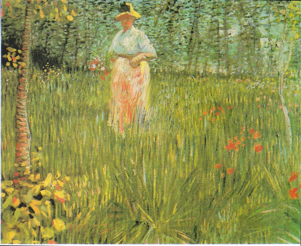 Van Gogh - Frau in einem Garten
