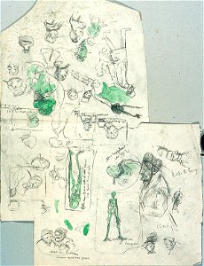 Various Heads, Caricatures and Full-Length Figures by Theo van Doesburg Centraal Museum AB4333
