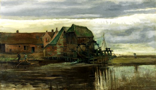 Vincent van Gogh - Watermolen in Gennep