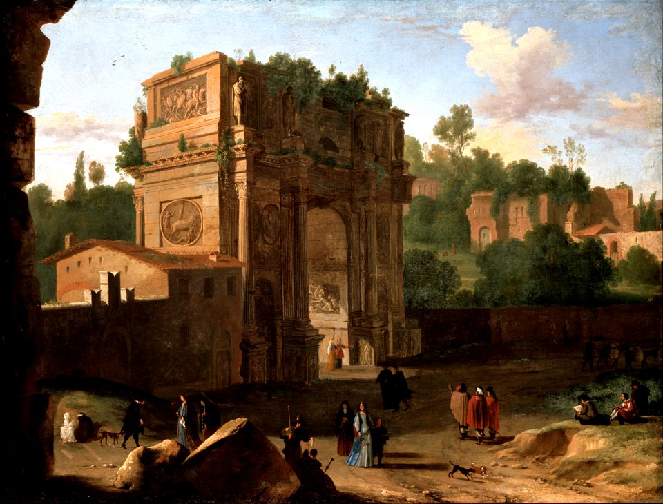 Van Swanevelt, Herman - The Arch of Constantine, Rome - Google Art Project