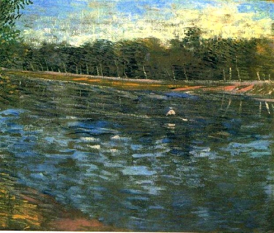 Van Gogh - Die Seine mit Ruderboot