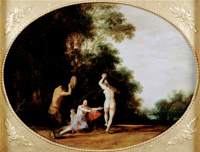 Van Poelenburgh, Cornelis - Nymphs and Satyr - Google Art Project