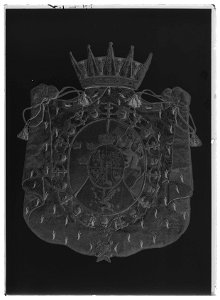 Vapensköld, hertig av Östergötland, Fredrik Adolf - Livrustkammaren - 27564-negative. Free illustration for personal and commercial use.